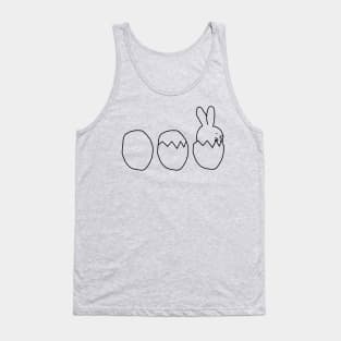 Easter Eggs with a Bunny Minimal Tank Top